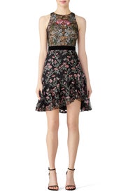 Floral Rose Dress by ML Monique Lhuillier