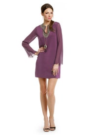 Sangria Sheer Shift by Nicole Miller