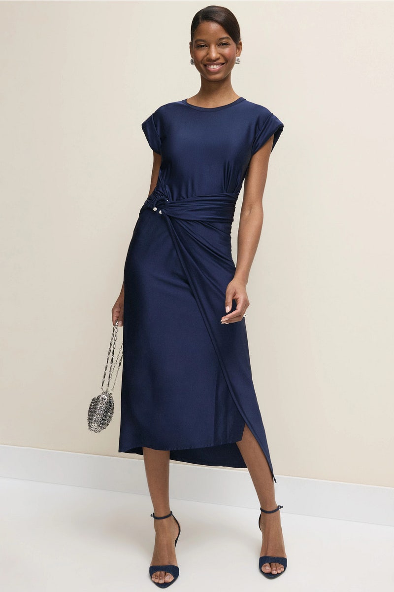 green emerald velvet dress Womens Elegant Bodycon Dresses Spring Cap Sleeve Business Casual Outfits  Midi Wear to Work Dress Ladies Pencil Dress Blue S at Amazon Women's  Clothing store main image 1