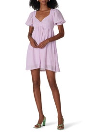 Lilac Babydoll Dress by RTR NOW
