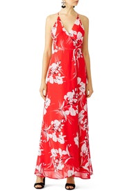 Red Rush Hour Maxi by YUMI KIM