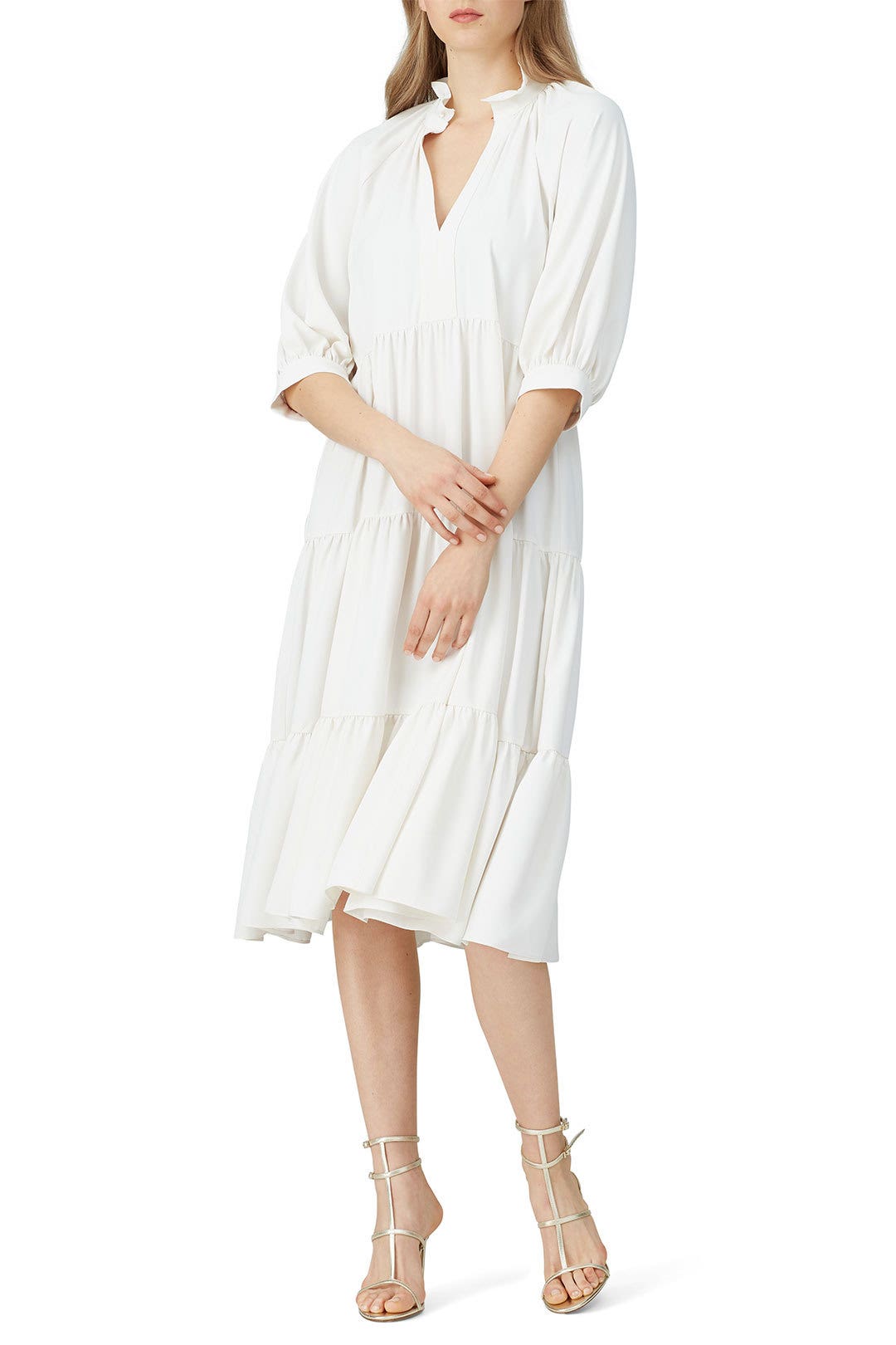 Saffron Midi Dress by Amanda Uprichard 0