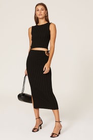 Emerald Pencil Skirt by Aya Muse