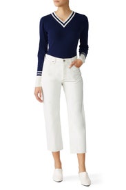 White Sacha High Rise Wide Leg Jeans by Citizens of Humanity