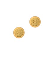 Vintage Chanel Round CC Earring by Decades Vintage