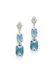 Something Blue Drop Earrings by Jenny Packham