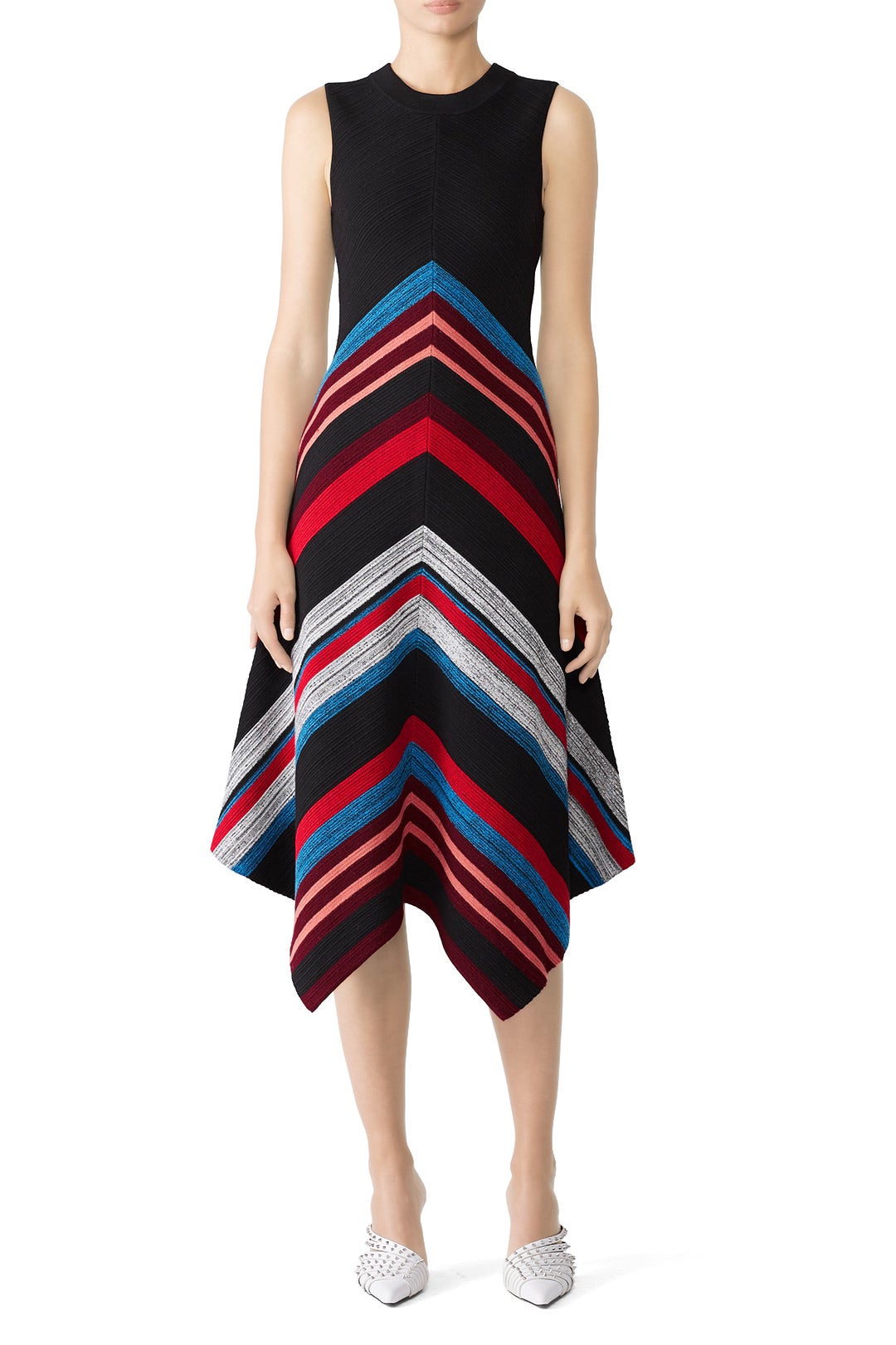 Marled Ottoman Stripe Dress by Proenza Schouler 0