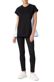 Striped Back Top by RED Valentino