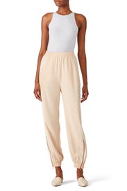 Angora Beige Fluid Pants by See by Chloé
