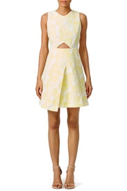 Yellow Meringue Kelsey Dress by Shoshanna