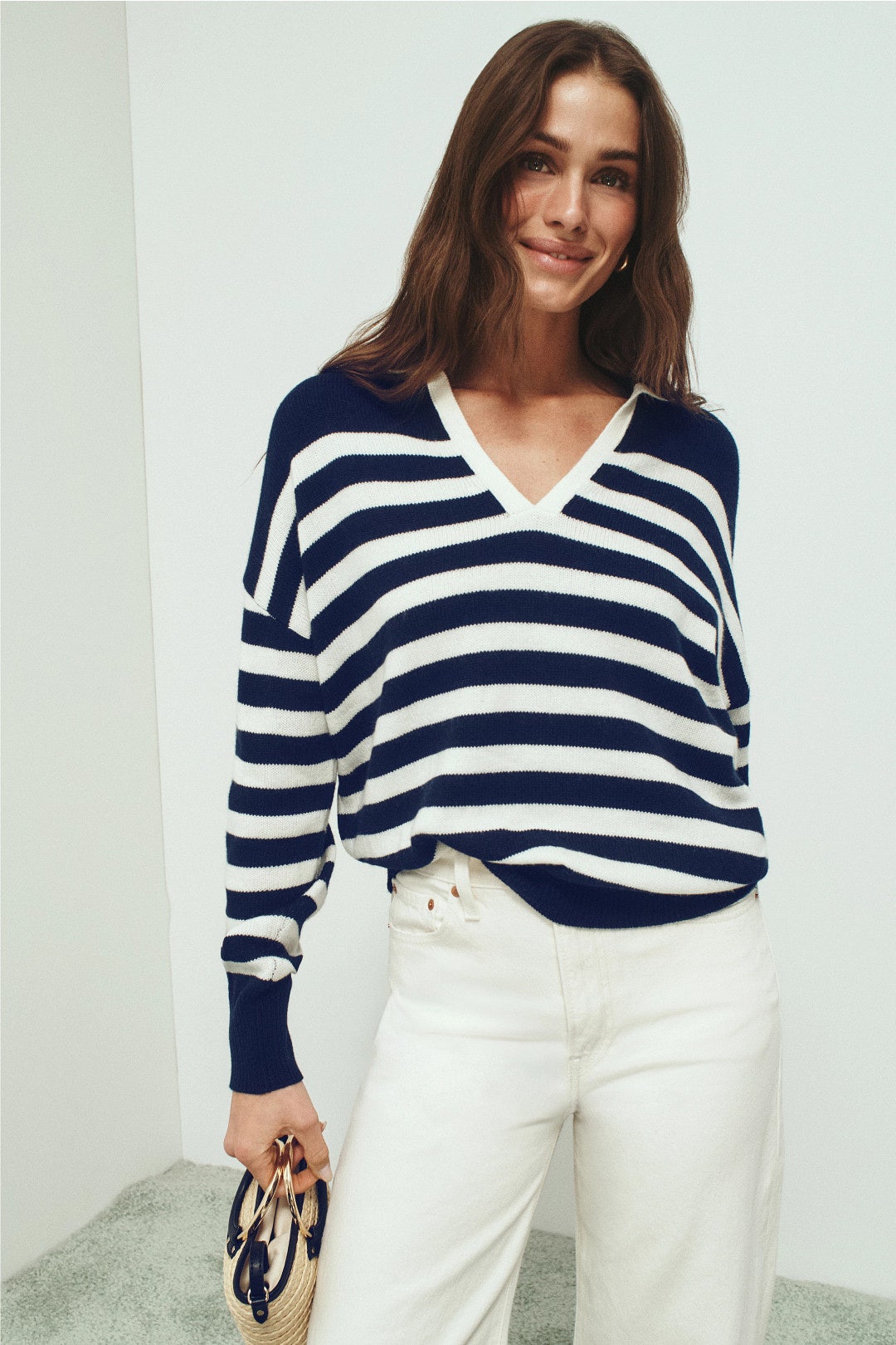 Long Sleeve Polo Sweater by Toccin 0