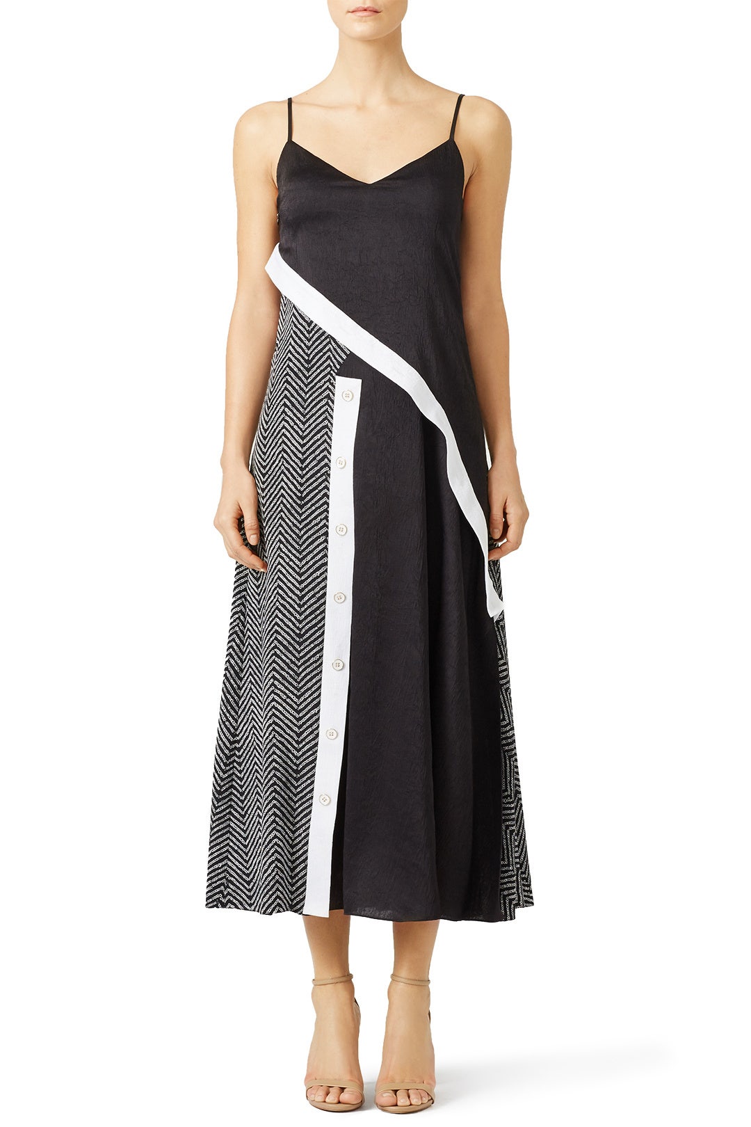 Deconstructed Slip Dress by ADEAM 0