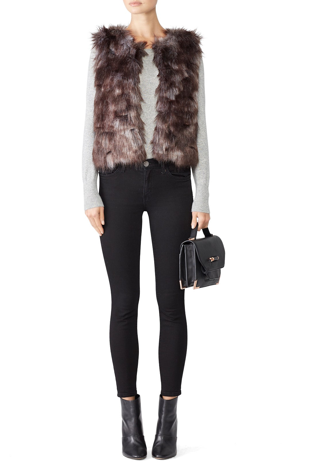 Foxy Lady Faux Fur Vest by BB Dakota 0