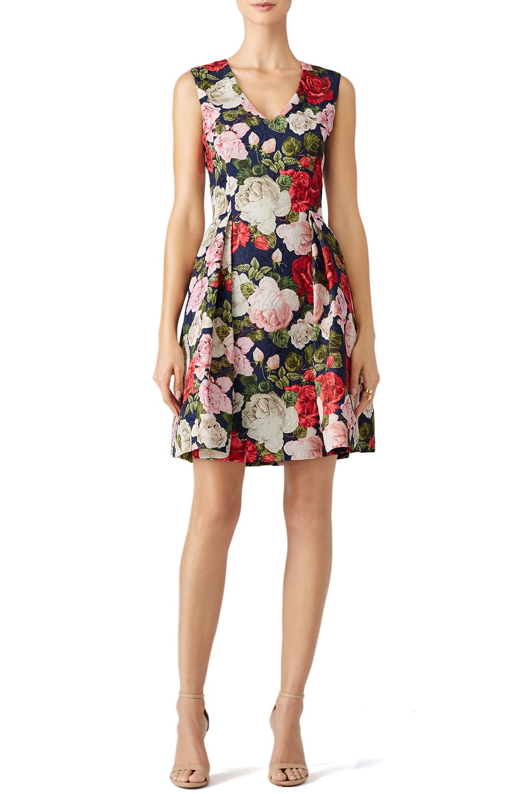 Multi Rose Floret Dress by Blugirl 0