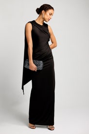 Aruna Satin Gown by Black Halo