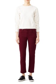 Red Elsa Mid Rise Jeans by Citizens of Humanity