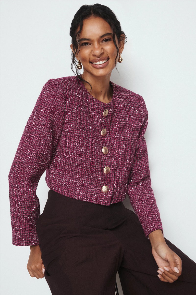 Juliette Tweed Jacket by Derek Lam 10 Crosby - Photo 0