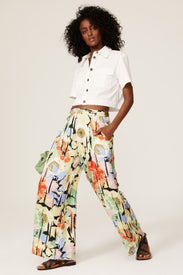 Lorin Wide Leg Trousers by Equipment