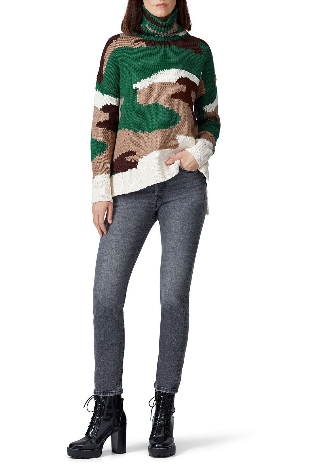 Camo Turtleneck by 525 America 0