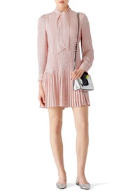 Pink Pleated Georgette Dress by kate spade new york