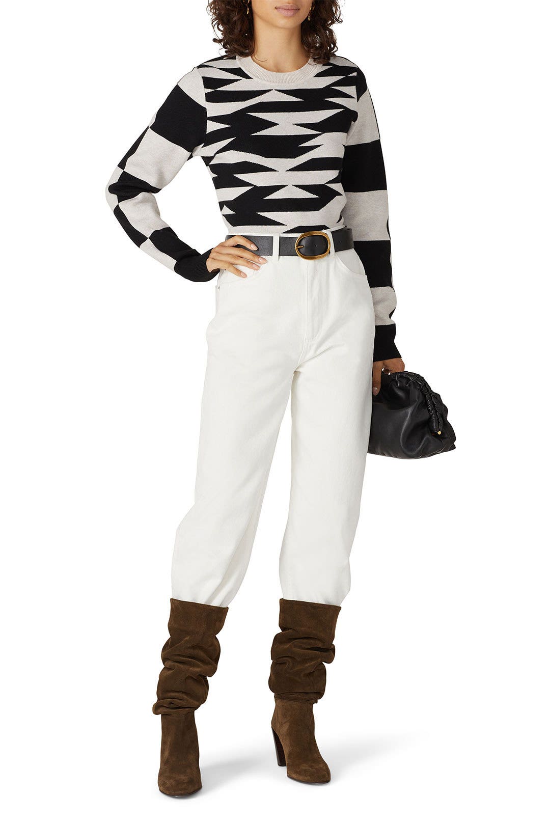 Abstract Geo Sweater by Louna 0