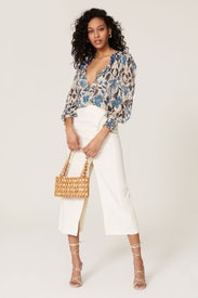 Printed Sienna Top by MISA Los Angeles