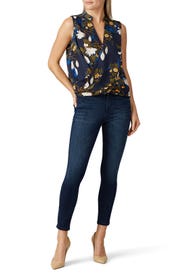 Floral Cross Over Top by RACHEL ROY COLLECTION