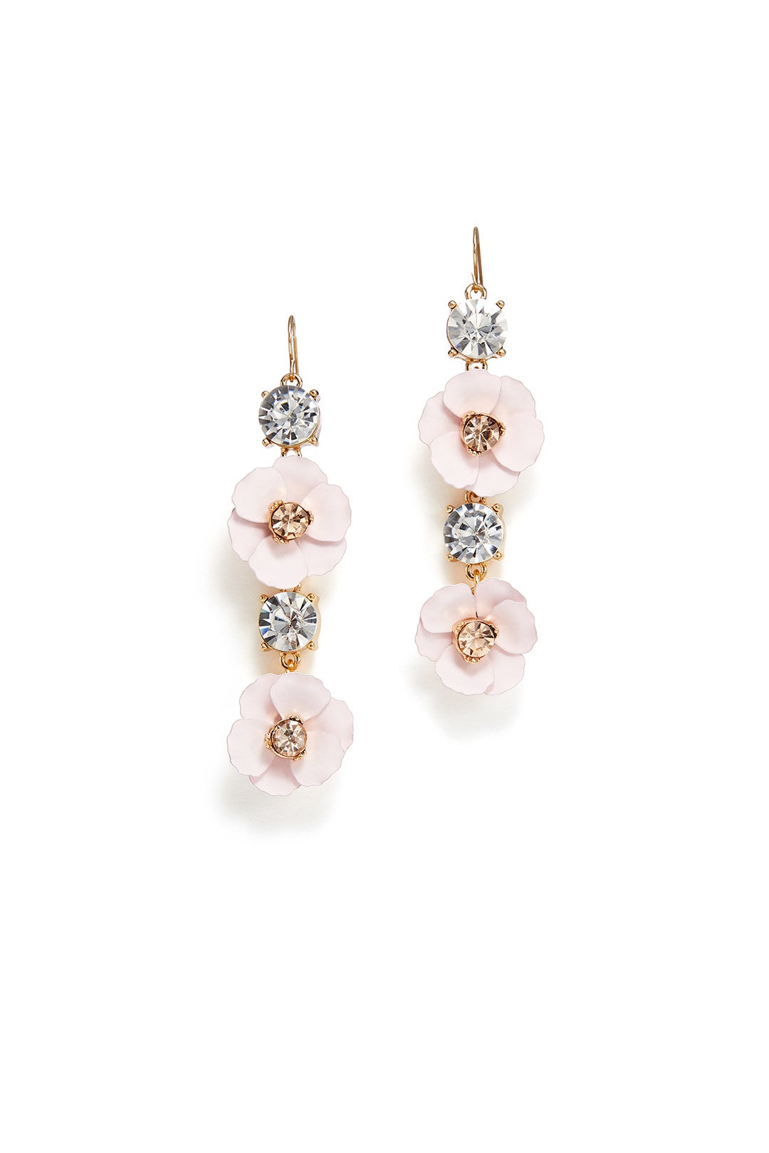 Blush Flowers Earrings by Slate & Willow Accessories 1