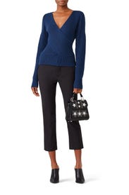 Blue Crossover Knit by Tome