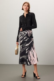 Lelaki Midi Skirt by Untitled in Motion