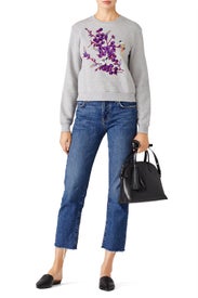 Embroidered Sweatshirt by Carven