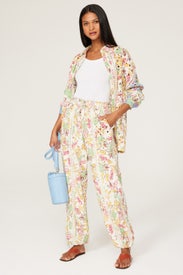 Floral Cargo Pants by Hemant & Nandita