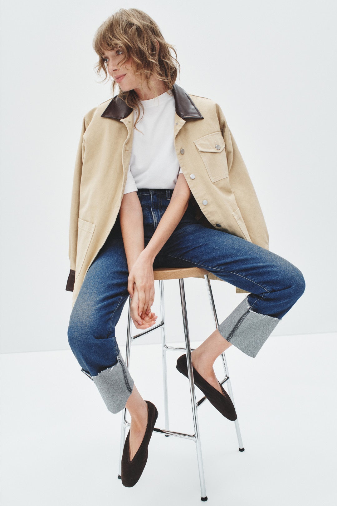 Margot Slim Wide Cuff Jeans by Joe's Jeans 0