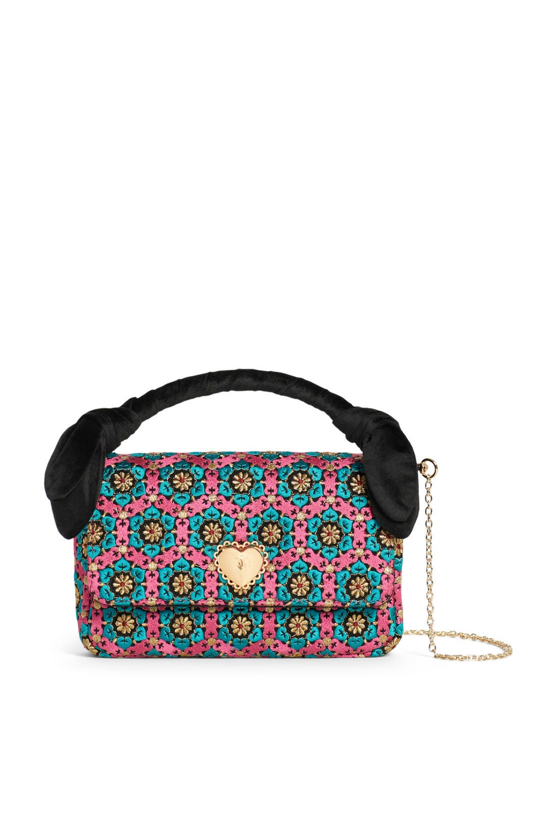 Cleo Embroidered Clutch by Lele Sadoughi