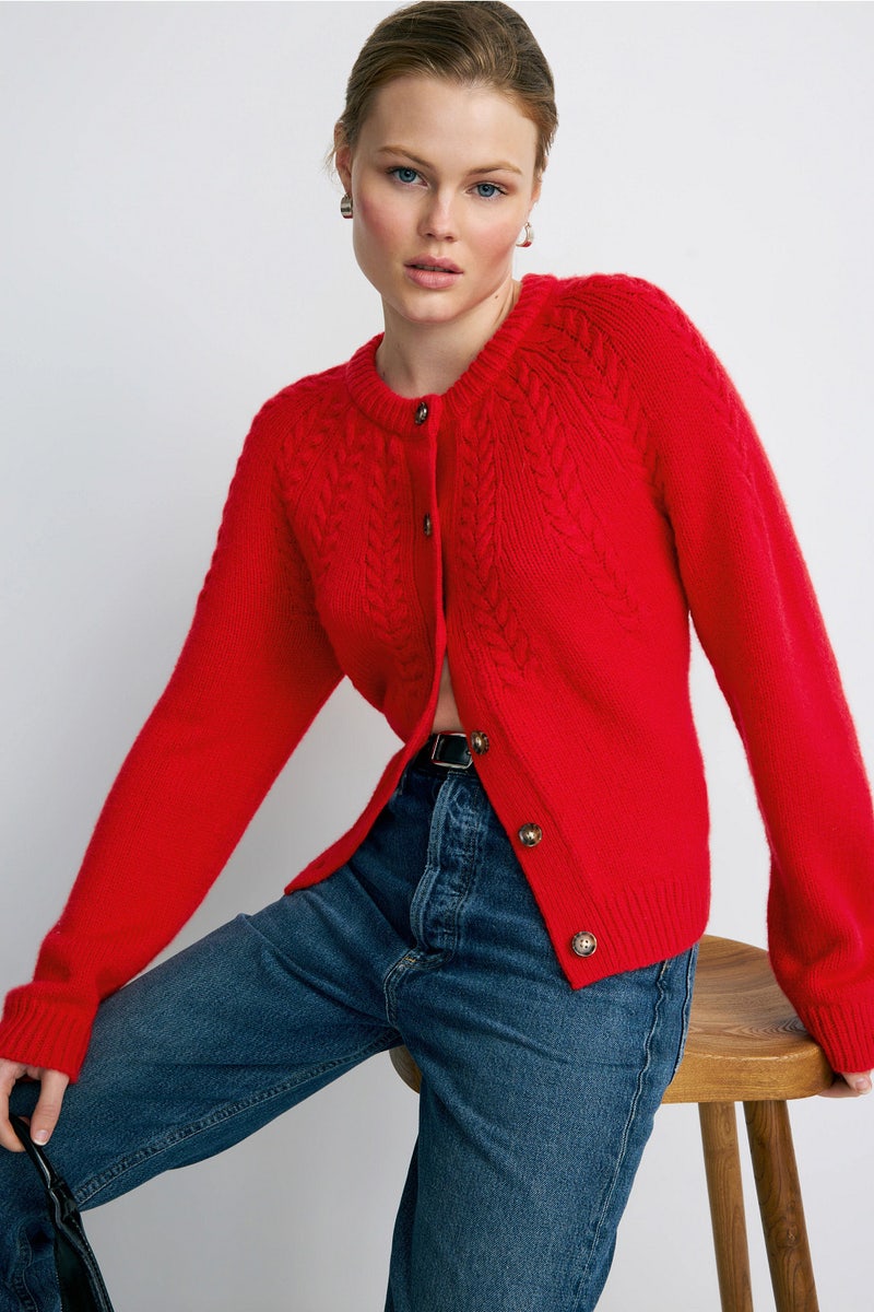 Everly Cable Cardigan by Marine Layer