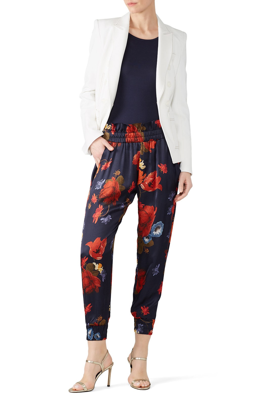 Floral Joggers by Mother of Pearl 0