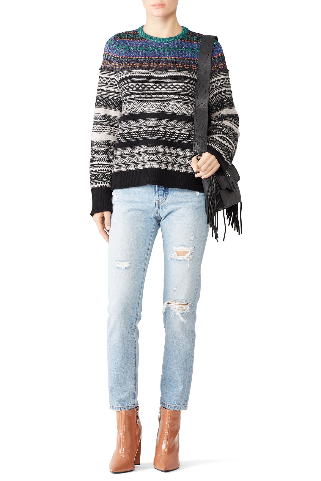 Multicolor Stripe Sweater by (nude) 0
