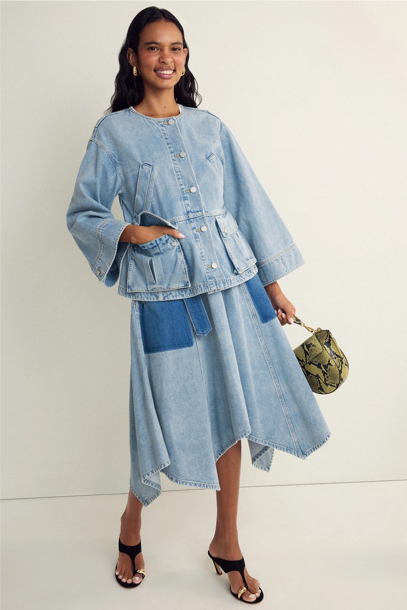 Ghost Patch Belted Midi Skirt by 3.1 Phillip Lim - Photo 0