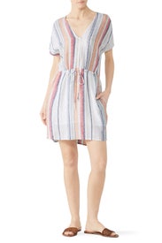 Multi Striped Wren Dress by Rails