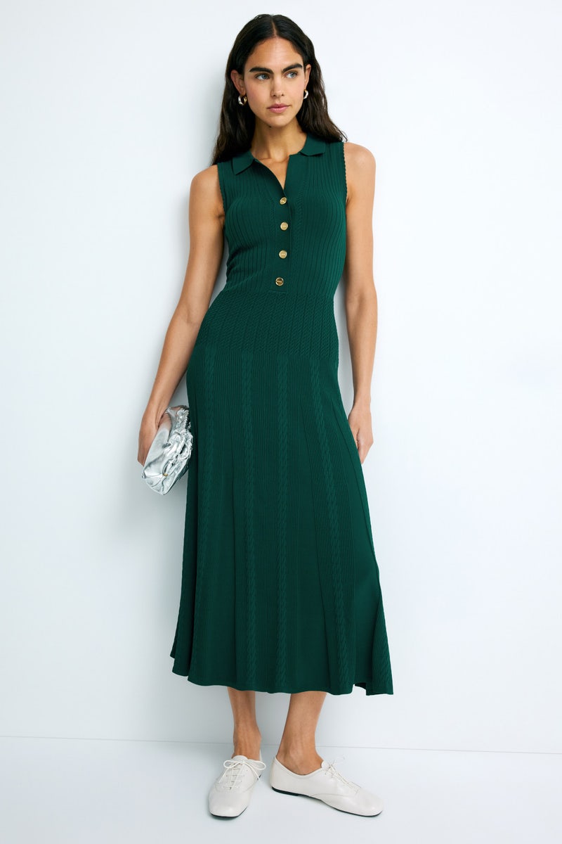 Gwenn Sleeveless Knit Midi Dress by Sandro - Photo 0