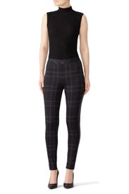 Black Plaid Leggings by Slate & Willow