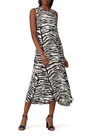 Zebra Printed Dress by Victor Alfaro x RTR