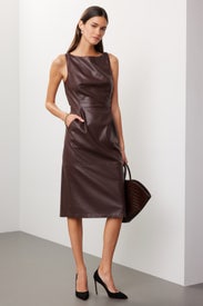 Leather Sheath Dress by Adam Lippes x RTR