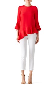 Red Stone Top by Alexis