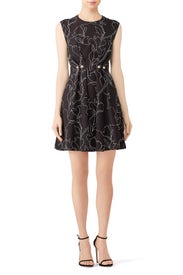 Button Detail Dress by Carven