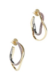 Maxi Sia Pave Earrings by DEMARSON
