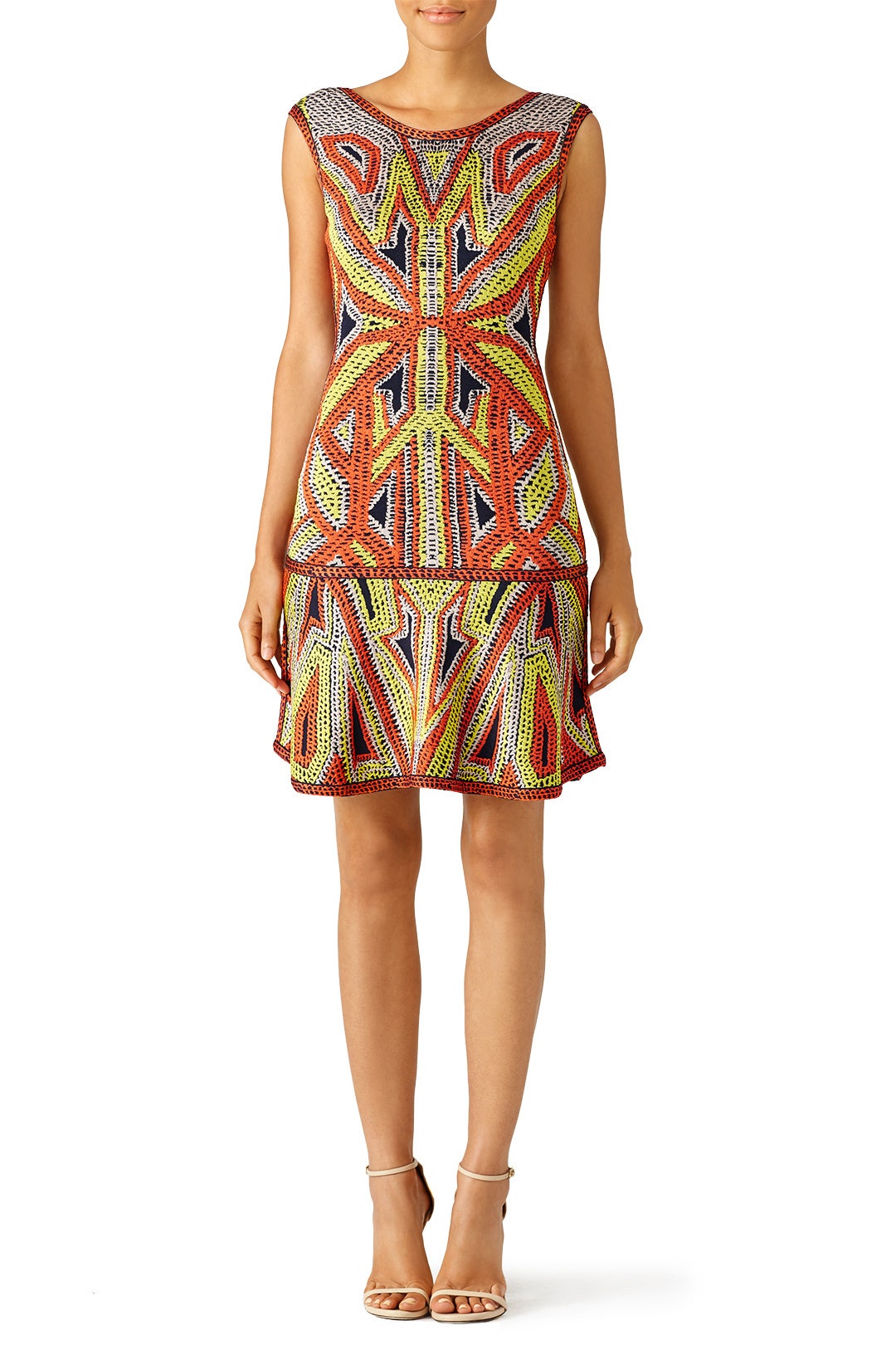 Danika Geometric Dress by Hervé Léger 0