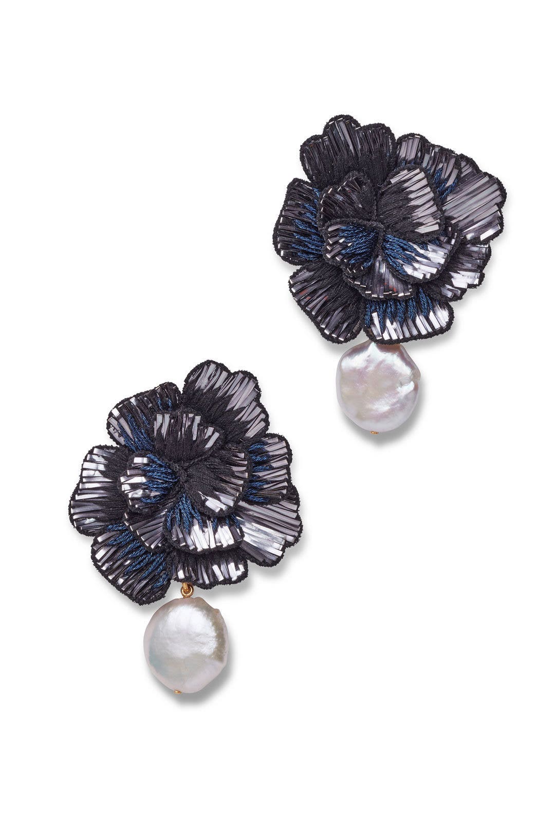 Cosmic Flower Earrings by Lizzie Fortunato