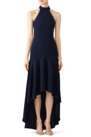 Navy Love No One Gown by ML Monique Lhuillier