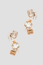 Double Drop Scrambled Earrings by Oscar de la Renta